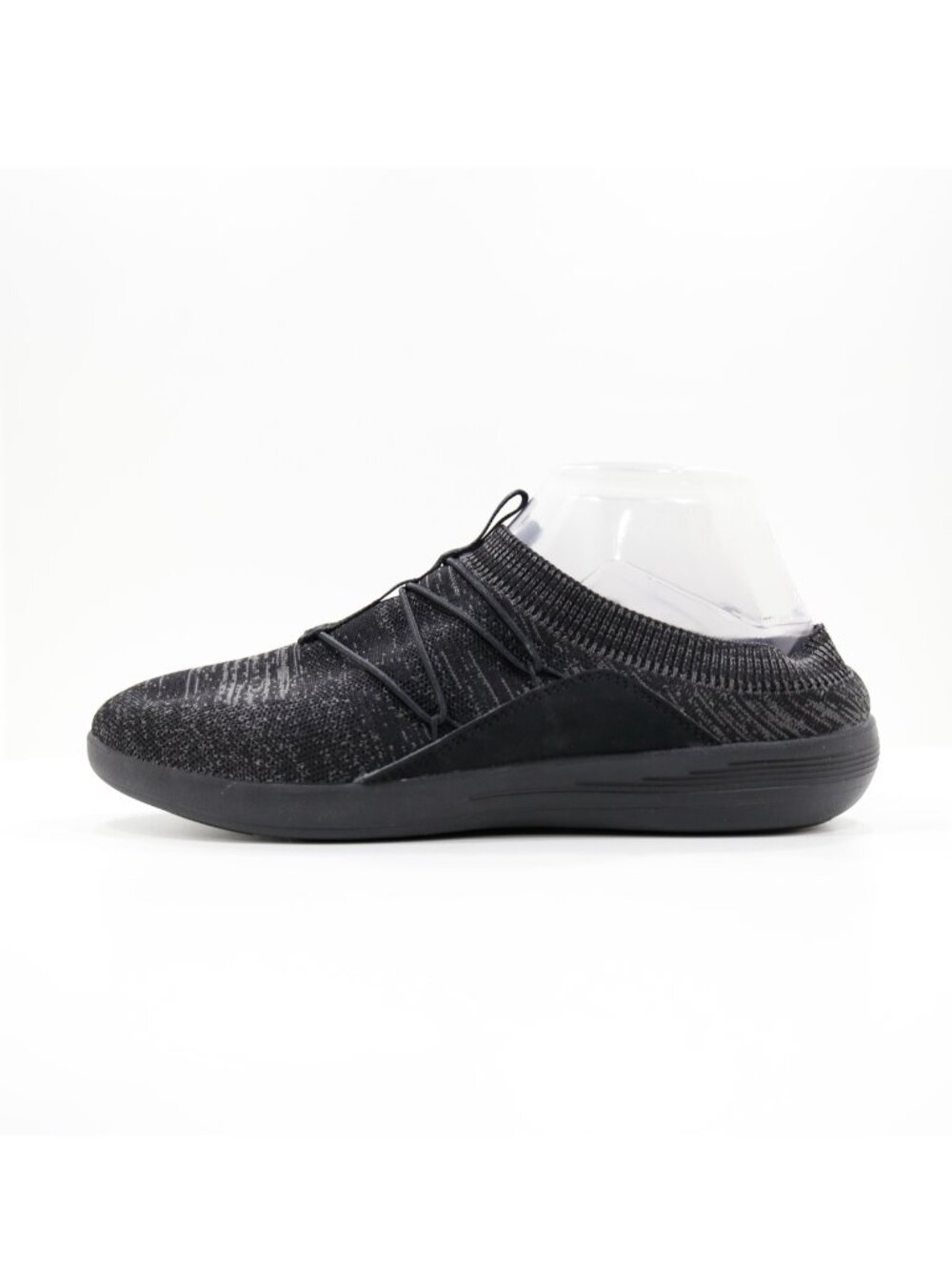 Abeo Maxlite Emely Black Knit Lightweight Comfort Clogs - 10